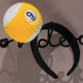 Cute plush billiard ball headband with number 9 embroidery, soft hair hoop for daily wear. - No. 9 Ball Style