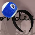 Cute plush billiard ball headband with number 10, soft blue white pool ball cute hair hoop for kids girls. - No. 10 Ball Style