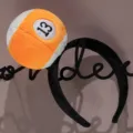 Plush billiard ball number 13 headband cute hair hoop for women and girls daily wear accessory - No. 13 Ball Style