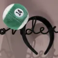 Plush billiard ball headband green white 14 pool ball hair hoop cartoon novelty hair accessories - No. 14 Ball Style