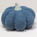 Blue fluffy pumpkin plush toy pillow cute stuffed doll autumn decor soft kids gift room - Blue