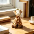 Cute plush giraffe stuffed animal toy, soft doll for kids room decor and comforting companion. - 15cm / Giraffe