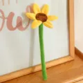Plush Sunflower Toy Cute Stuffed Flower Doll Green Stem Yellow Petals Variant SKU - 25cm Yellow Sunflower