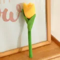 Cute plush tulip flower toy stuffed soft plant doll home decor room decoration gift idea - 25cm Yellow Tulip