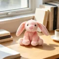 Pink Bunny Plush Toy Cute Stuffed Animal Soft Doll Toy for Kids Room Comfort Decor - 15cm / Pink Rabbit
