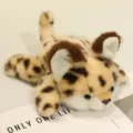 Cute leopard plush toy stuffed animal soft toy cute wild cat doll for kids gift decoration - Leopard