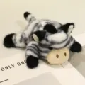 Cute plush zebra animal toy magnet, soft doll decoration for refrigerator and home. - Zebra