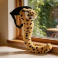 Cinturón de felpa con cola de leopardo lindo accesorio de disfraz juguete suave gracioso - Cola de Leopardo