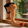 Cinturón de cola de jirafa de peluche accesorio de disfraz novedad juguete suave. - Cola de Jirafa