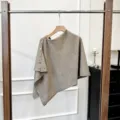 Women Knitted Poncho Cape Button Wrap Autumn Winter Fashion Warm Scarf Shawl Detail View - 50*75cm / Khaki