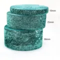 Dark green glitter ribbon variant set, featuring 10mm, 25mm and 38mm width options. - 25 Width 1cm Length 5 Yards Per Roll