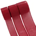 Rotes Netzband für festliche Dekoration und Geschenkverpackung DIY Handwerkszubehör. - 3.8cm Breite (50 Yards) / Dunkelrot