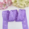 Purple hollow out ribbon 3.8cm wave pattern lace trim for DIY crafts sewing apparel accessories - 5 Yards (Approx 4.5m/Roll) / Purple
