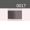 Ruban satiné polyester simple face gris foncé, nuance 0017 pour nœud de bricolage et cadeaux. - Style Gris Foncé (0017) / Modèle 0017 - 100 Yards