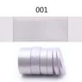 Nastro di raso monocolore poliestere confezione regalo matrimonio decorazione - Stile 001 (Larghezza 6mm)