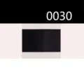 Ruban satiné simple face noir unicolore, largeur 1-10mm pour emballage cadeau DIY. - Style Noir (0030) / Modèle 0030 - 10 Yards