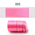 Pink satin ribbon rolls for gift wrapping, cake packaging, wedding and party decoration. - Style 005 (Width 6mm)
