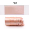 Solid color satin polyester ribbon roll for gift wrapping, wedding party decor. - Style 007 (Width 6mm)