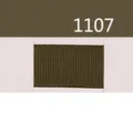 Dark khaki grosgrain ribbon swatch, polyester fabric for bowknot and gift wrapping crafts. - 1107*10 Yards/Roll