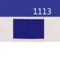 Solid color blue grosgrain ribbon sample card variant display, ideal for bows and crafts. - 1113*10 Yards/Roll