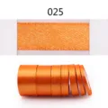 Solid color polyester ribbon orange gift wrapping ribbon for wedding decoration craft baking - Width 6mm / Orange