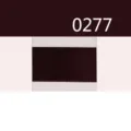 Einseitiges Polyestersatinband Farbe 0277 ideal für DIY Schleifen und Geschenkverpackung. - Dunkelrot Stil (0277) / Modell 0277 - 10 Yards
