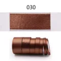 Solid Color Brown Satin Ribbon Polyester Fabric Ribbon for Gift Wrapping and Wedding Decor - 6mm Wide (25 Yards/Roll) / Brown (030)