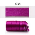 Solid color satin ribbon polyester fabric rolls for gift packaging wedding party decoration crafts - 6mm Wide (25 Yards/Roll) / Bright Purple Red (034)