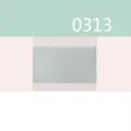 Hellblaue Satinband Stoffmuster, glatte Textur, perfekt für DIY Basteln und Geschenkschleifen. - Hellblau Stil (0313) / Modell 0313 - 10 Yards
