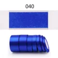 Solid color polyester satin ribbon for gift wrapping, wedding decoration, and baking crafts. - Width 6mm (25 Yards/Roll) / Blue