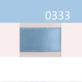 Hellblaues einseitiges Satinband aus Polyestergewebe für DIY-Geschenkverpackungsschleifen. - Hellblau Stil (0333) / Modell 0333 - 10 Yards