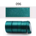 Dark green satin ribbon polyester fabric for gift wrapping, wedding and party decoration. - Width 6mm (25 Yards/Roll) / Dark Green (096)
