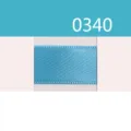 Hellblaues Satinband für DIY-Basteln, Geschenkverpackung und Partydekoration, Farbe 0340. - Hellblau Stil (0340) / Modell 0340 - 10 Yards
