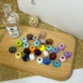 Autumn winter fluffy teddy velvet direct hole beads large spacer DIY jewelry accessories - Multicolor