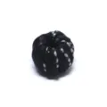Black fabric spacer bead for DIY handmade woven bracelets and jewelry accessories. - 2# Black