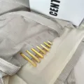 Gold metal duckbill hair clips, DIY handmade side clips and alligator clips for styling. - Length 7.5cm (Width 0.85cm) / Gold