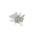Transparent butterfly shaped hair claw clip, simple and clear daily use accessory. - Light Gray