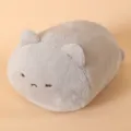 Gray cute cat plush pillow soft stuffed animal toy for kids comfortable resting companion - 45cm / Pure Grey Cat