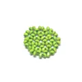 Green wooden bead ball DIY handmade jewelry accessories earring pendant component - Style 4 / 4cm