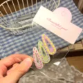 Translucent teardrop hair clips set, cute dotted snap hair accessories for kids and girls. - Hollow Oval / 3 Pieces/Pack