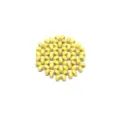 Yellow wooden beaded ball DIY handmade jewelry accessory charm pendant component new - Style 7
