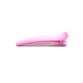 Pink large duckbill hair clip for professional styling, makeup, and daily sectioning accessory. - Pink