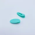 Candy color teal plastic duckbill hair clip for daily styling or diy accessories. - Han Blue