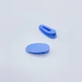 Minimalist light blue duckbill hair clip, cute candy color hair accessories for daily styling or DIY. - Medium Blue