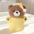 Simpatico peluche orsetto stella con berretto, morbido animale di stoffa per bambini. - Teddy Bear