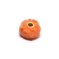 20mm fuzzy rabbit fur ball spacer bead with gold eyelet for DIY jewelry making accessories. - Style 25