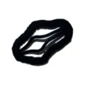 Korean black knitted cloud hair clip minimalist side hairpin cute hair accessory variant. - Black