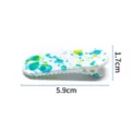 Graffiti print plastic duckbill hair clip, stylish hair styling accessory with 5.9cm size. - A-664 6cm Splatter Mix