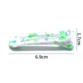 Colorful graffiti duckbill hair clip, cute printed plastic side clip for styling hair. - A-667 7cm Splatter Mix