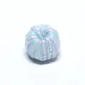 Blue pink fabric spacer bead for DIY handmade bracelets, cute woven jewelry accessories. - 8# Light Blue
